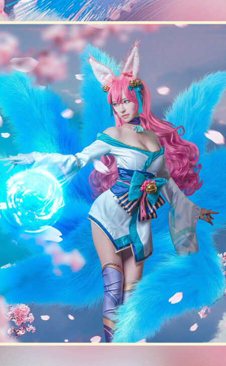 Ahr iCosplay Spirit Blossom Ahri Costume Product Etails (3)