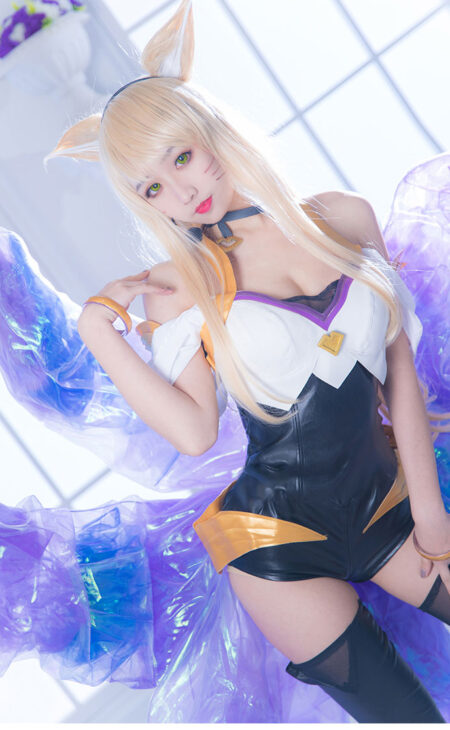 Ahri Cosplay KDA Ahri Costume Product Etails (9)