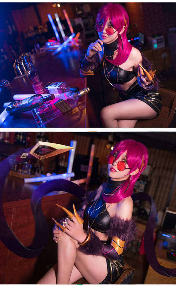 Evelynn Cosplay KDA Evelynn Costume Product Etails (5)