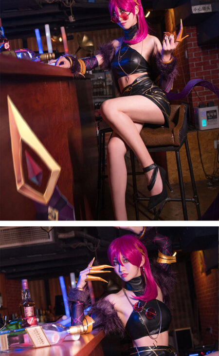 Evelynn Cosplay KDA Evelynn Costume Product Etails (6)