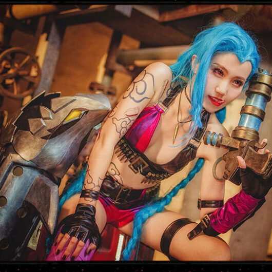 Jinx Cosplay Costume Product Etails (5)