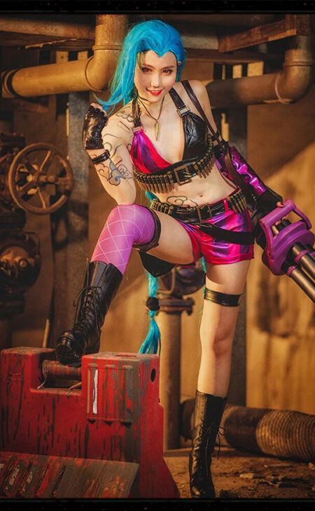 Jinx Cosplay Costume Product Etails (7)