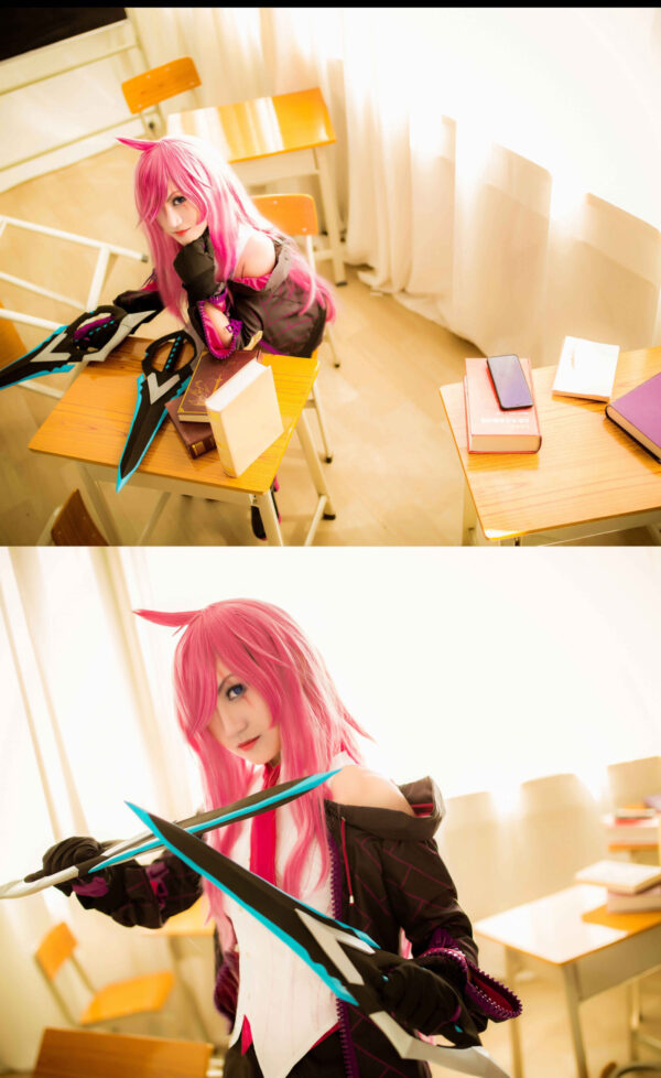 Katarina Cosplay Battle Academia Katarina Costume Product Etails (1)