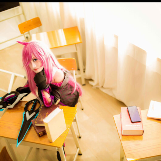 Katarina Cosplay Battle Academia Katarina Costume Product Etails (8)