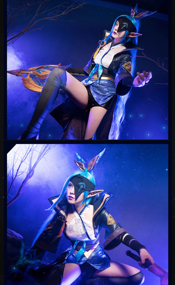 Vayne Cosplay Spirit Blossom Vayne CostumeProduct Etails (12)