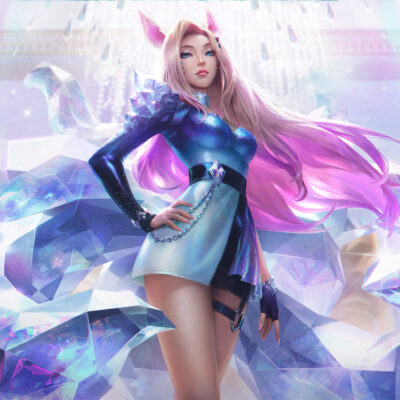 KDA ALL OUT Ahri Cosplay Costume Product Etails (12)