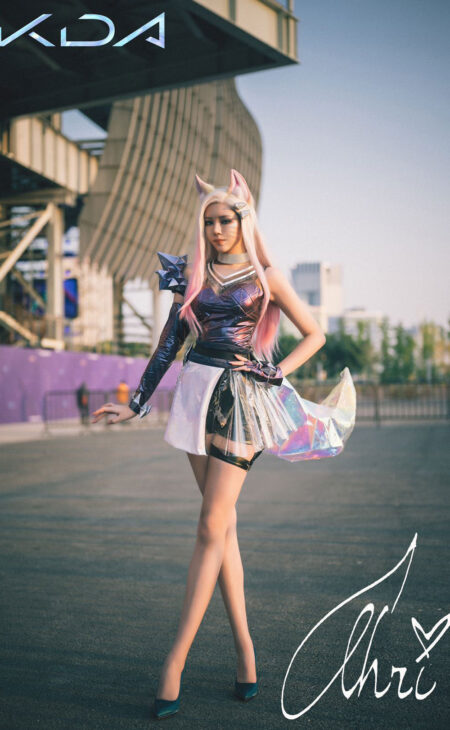 KDA ALL OUT Ahri Cosplay Costume Product Etails (4)