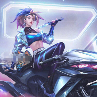 KDA ALL OUT Akali Cosplay Costume Product Etails (9)