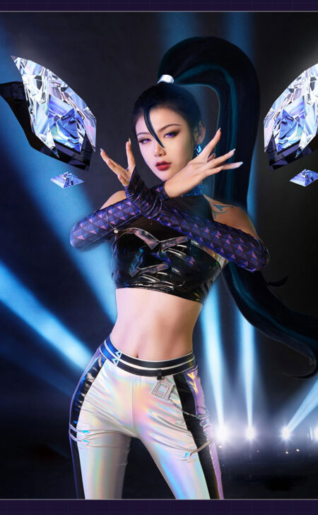 KDA ALL OUT Kai'Sa Cosplay Costume Product Etails (3)