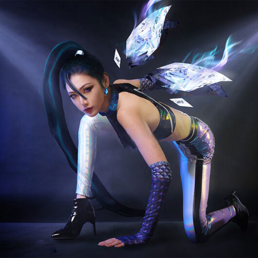 KDA ALL OUT Kai'Sa Cosplay Costume Product Etails (4)