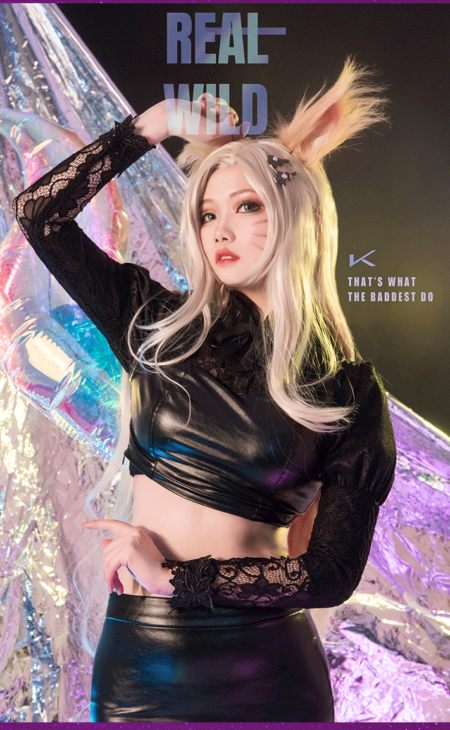 KDA Baddest Ahri Cosplay Costume Product Etails (14)