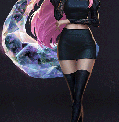 KDA Baddest Ahri Cosplay Costume Product Etails