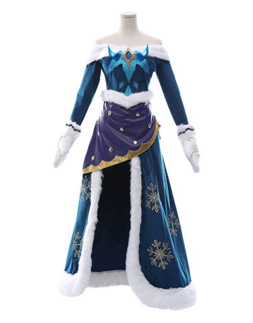 Winter Wonder Soraka Cosplay Costume Product Etails (1)