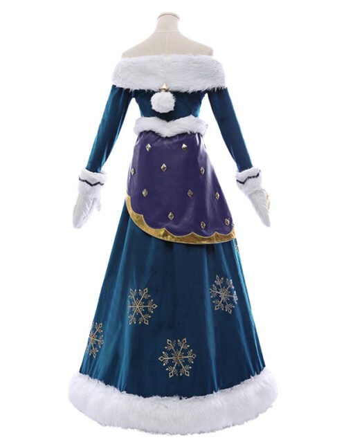 Winter Wonder Soraka Cosplay Costume Product Etails (3)