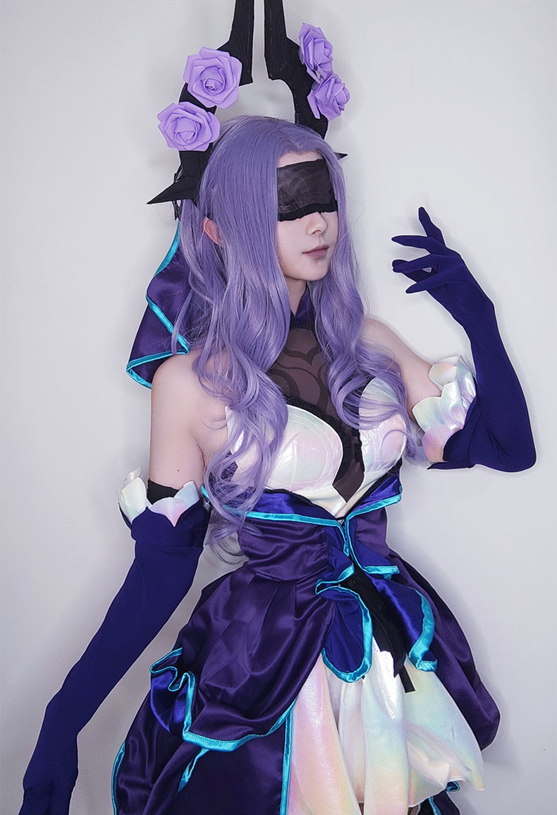 Withered Rose Syndra Cosplay Costume (1)