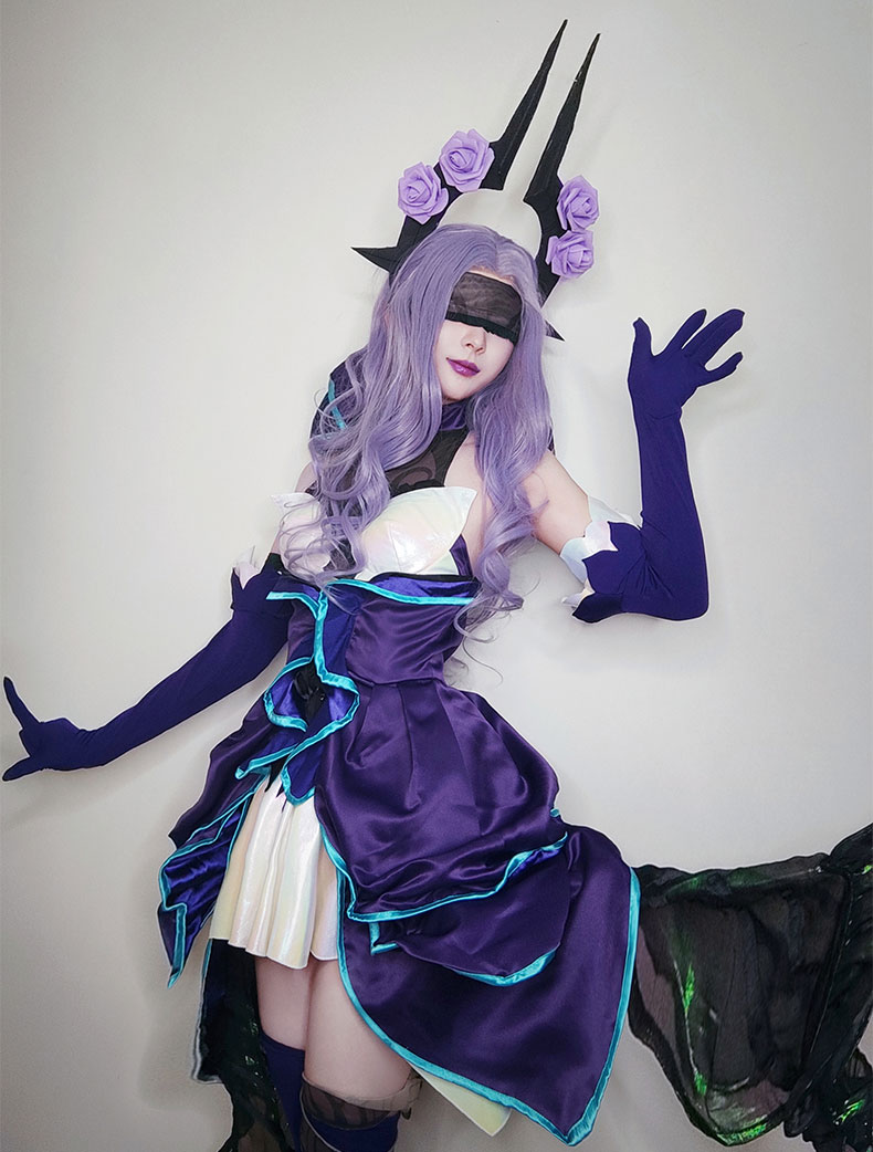 Withered Rose Syndra Cosplay Costume (12)