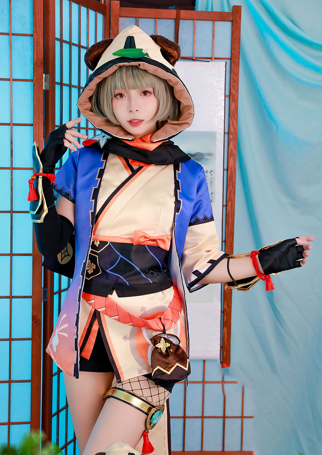 Genshin Impact Sayu Cosplay Costume (20)