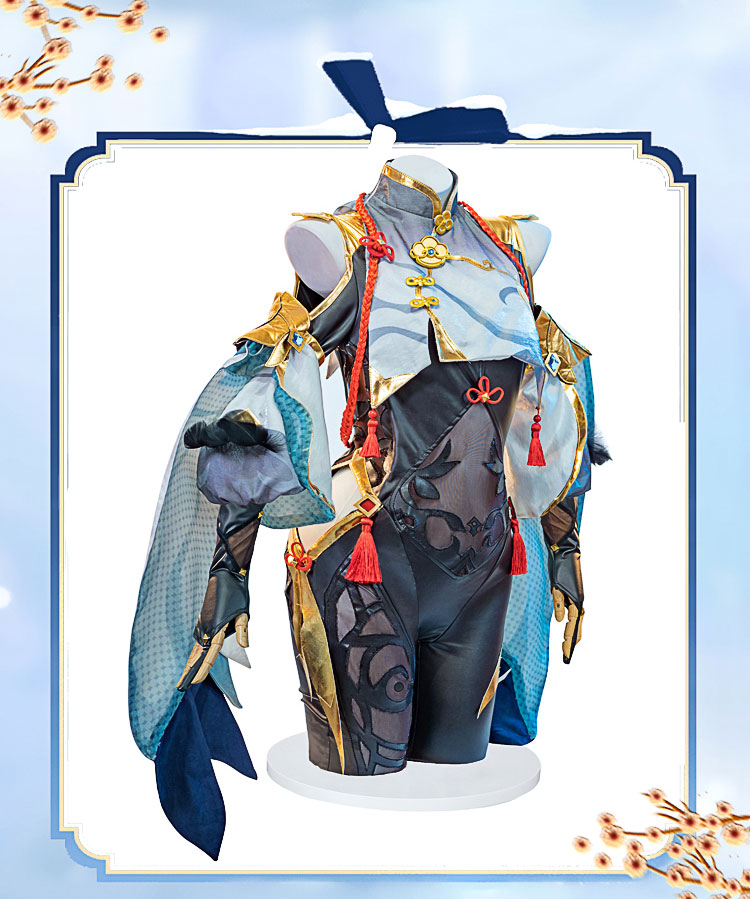 Genshin Impact Shenhe Cosplay Costume (12)