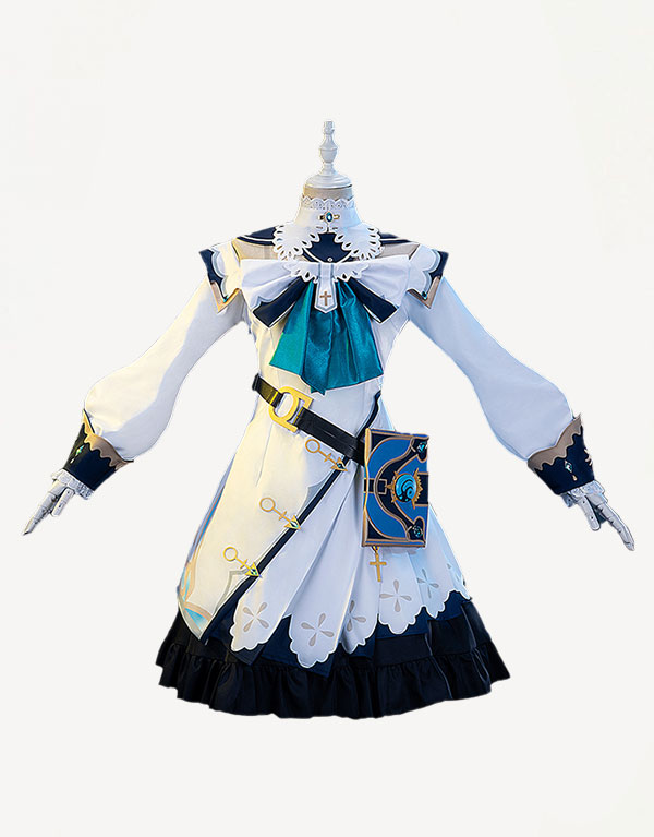 Genshin Impact Barbara Cosplay Costume (1)
