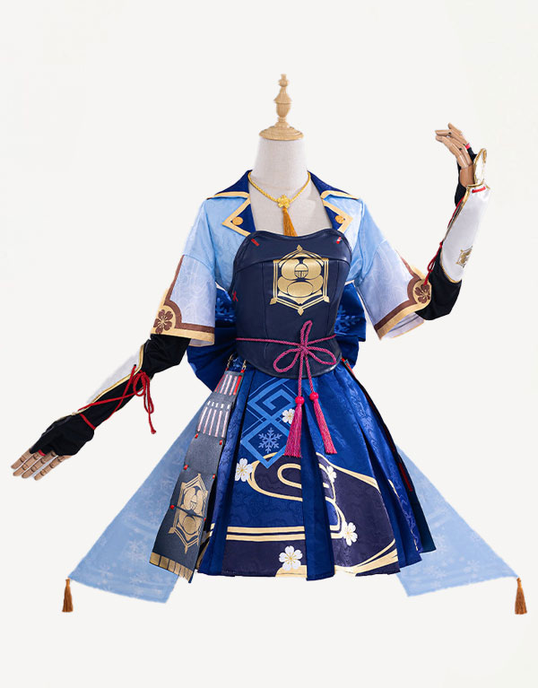 Genshin Impact Kamisato Ayaka Cosplay Costume (1)