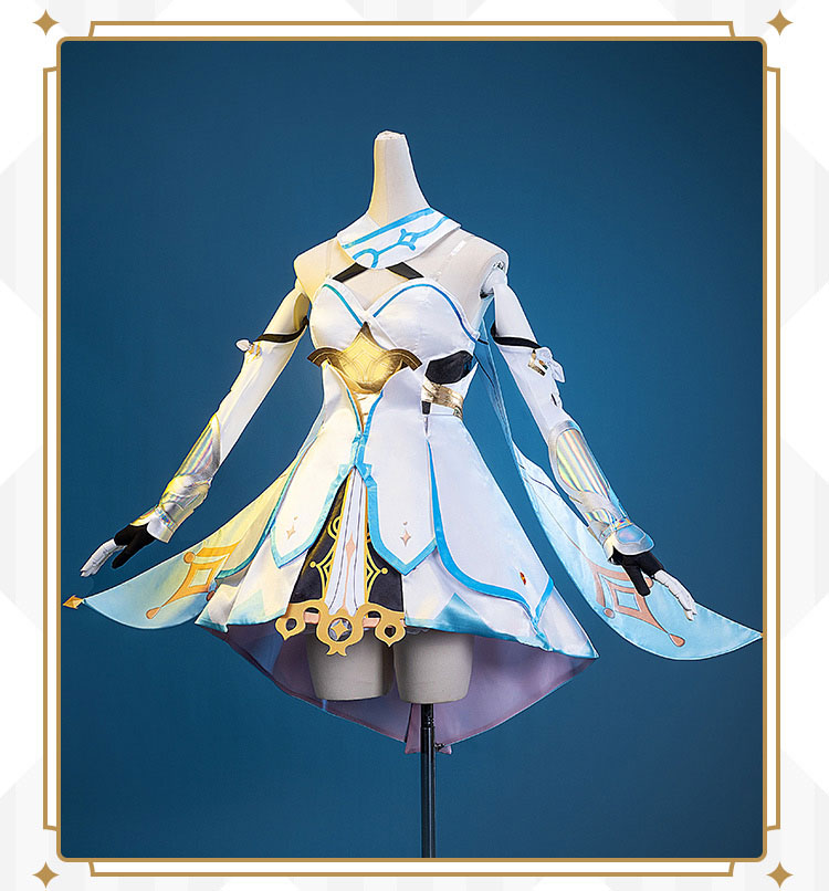 Genshin Impact Lumine Cosplay Costume (3)
