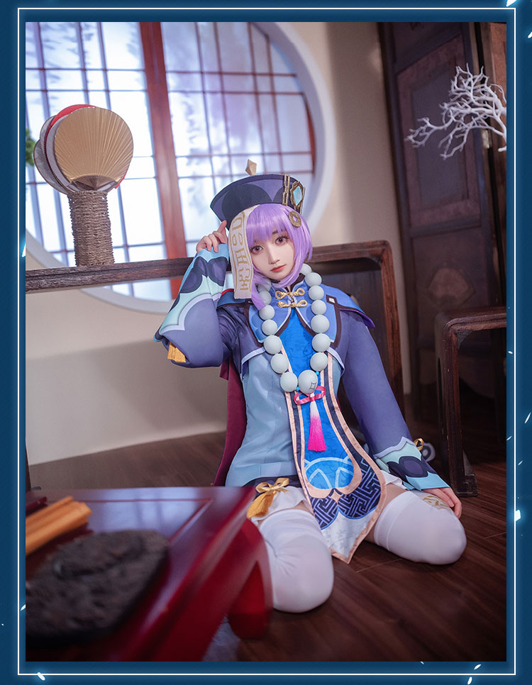 Genshin Impact Qiqi Cosplay Costume