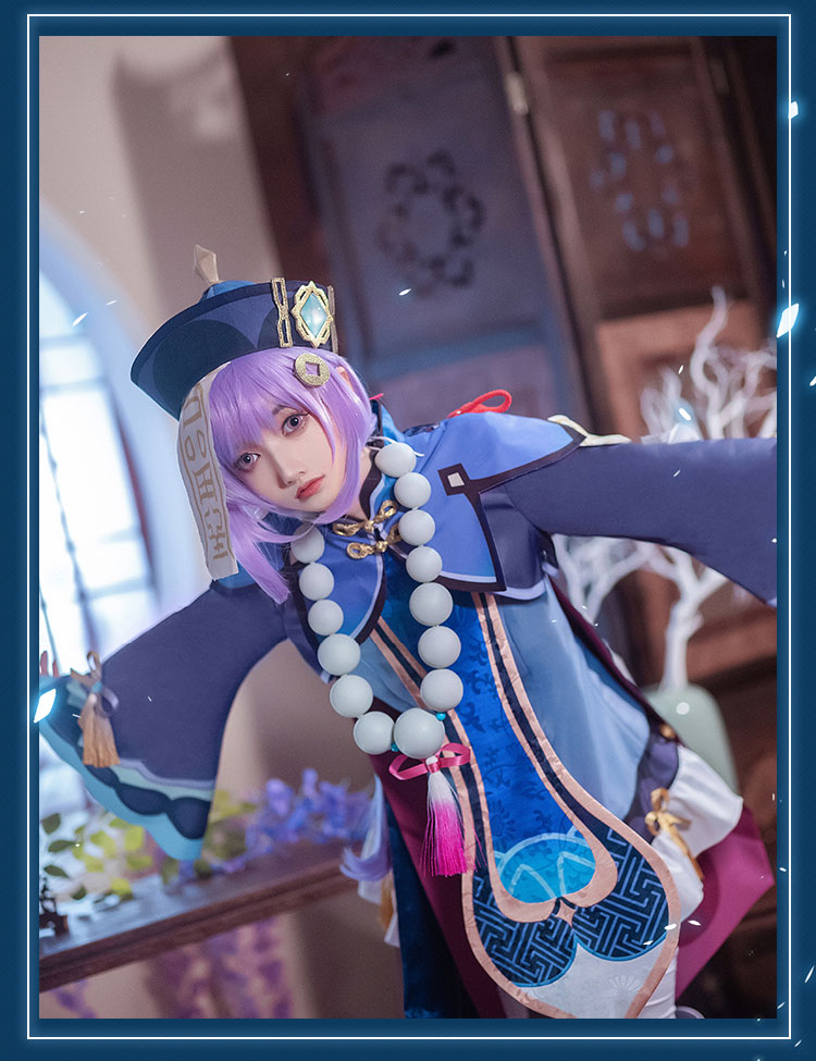 Genshin Impact Qiqi Cosplay Costume